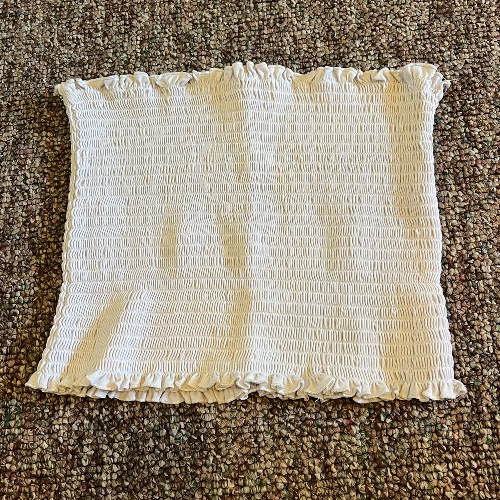 Womens white tube top size XL